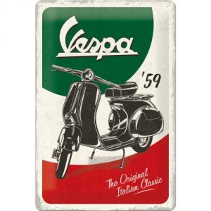 Cartello 20x30  Vespa - The Italian Classic