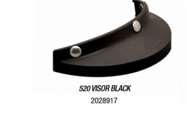 520 VISOR BLACK
