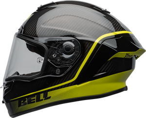Bell Race Star VELOCITY MATTE/GLOSS BLACK/HI-VIZ