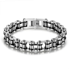 4 color Punk Rock 316L Stainless Steel Biker Mens Bracelet Link Chain Motorcycle Bike Bicycle Chain Bracelets Bangles Jewelry