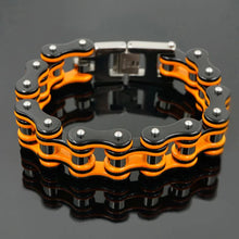 Bracciale biker colorato "BIG VERSION". Da 21,5 a 24,5 cm lunghezza!