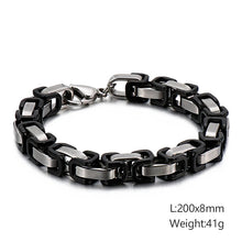 Bracciale biker colorato "BIG VERSION". Da 21,5 a 24,5 cm lunghezza!