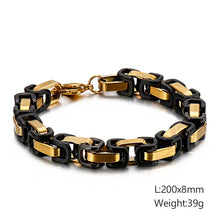 Bracciale biker colorato "BIG VERSION". Da 21,5 a 24,5 cm lunghezza!