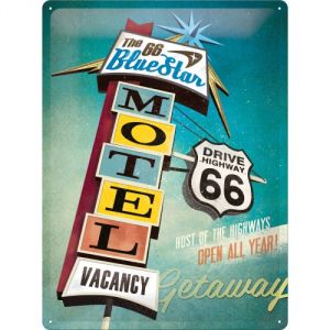 Cartello 30 x 40 cm Route 66 Motel