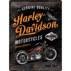 Cartello 30 x 40 cm Harley Milwaukee