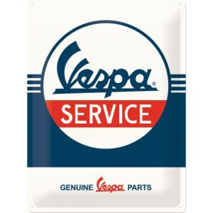 Cartello 30 x 40 cm  Vespa - Service