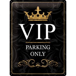 Cartello 30 x 40 cm  Vip Parking