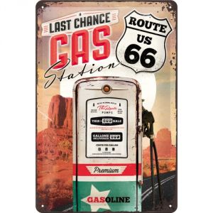 Cartello 20x30 Route 66 GAS