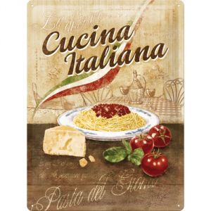Cartello 30 x 40 cm  Cucina Italiana