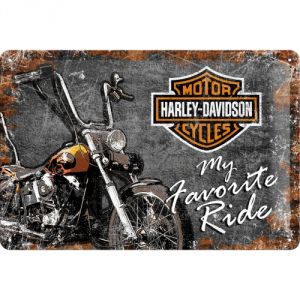 Cartello 20x30 Harley My favorite ride