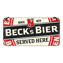 Cartello con filo Beck's Bier
