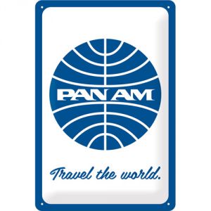 Cartello 20x30 PANAM - Travel the World