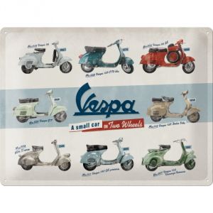 Cartello 30 x 40 cm Vespa - Model Chart