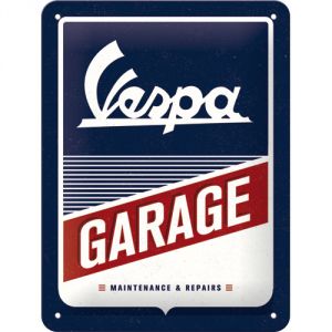 Cartello 15x20 Vespa - Garage