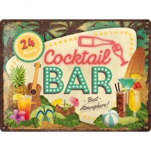 Cartello 30 x 40 cm  Cocktail Bar