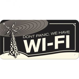 Cartello con filo Wi Fi