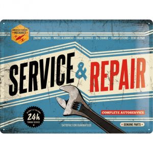 Cartello 30 x 40 cm Service Repair