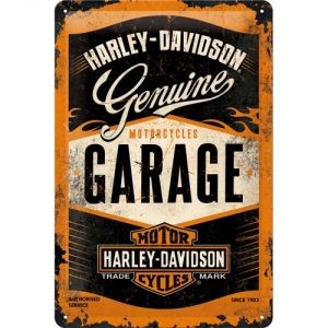 Cartello 20x30 Harley Garage