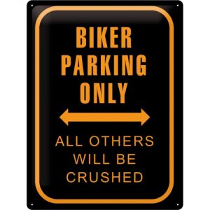 Cartello 30 x 40 cm  Biker Parking