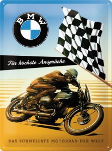 Cartello 30 x 40 cm  BMW Flag
