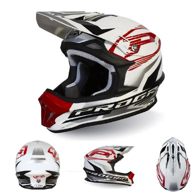 Casco 3150-127 Fibra Bianco/Rosso S