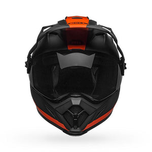 Bell MX-9 Adventure Mips Solid Helmet: Matte Black/Orange