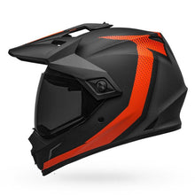 Bell MX-9 Adventure Mips Solid Helmet: Matte Black/Orange