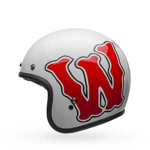 Bell Custom 500 DLX SE RSD WFO Helmet White/Red