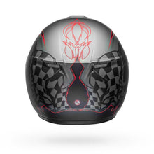 Bell SRT  Hart Luck Helmet:  Charcoal/White/Red