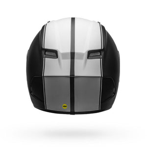 Bell Qualifier DLX Mips Solid Helmet: Matte Black/White