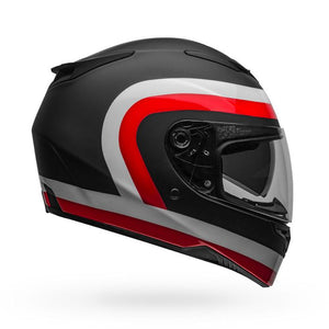 Bell RS-2 Solid Helmet: Mt/Gloss Black/White/Red