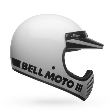 Bell Moto-3 Gloss White Classic - PROMO