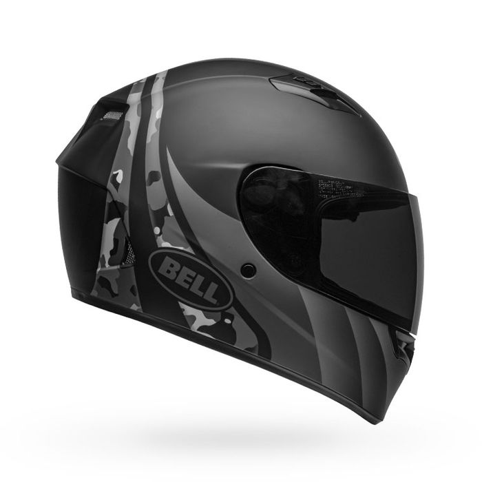 Bell Qualifier Solid Helmet:  Camo Black/Grey