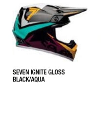 SEVEN IGNITE GLOSS BLACK/AQUA