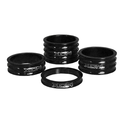 Kit Spessori Manubrio 5/10/15/20mm Nero