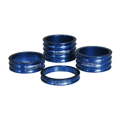 Kit Spessori Manubrio 5/10/15/20mm Blu (4 Pezzi)