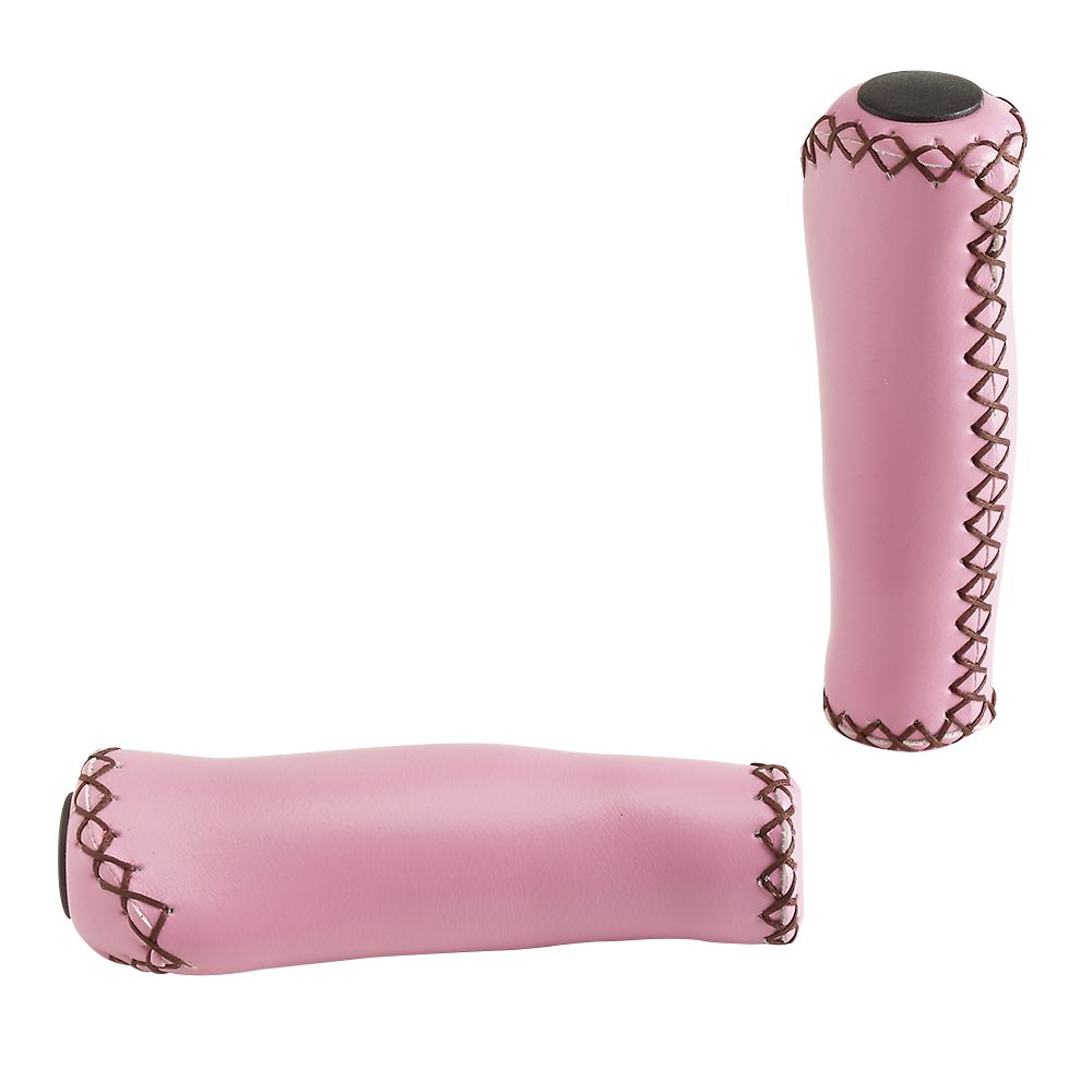 Manopole Ergonomiche FLASH Similpelle Rosa