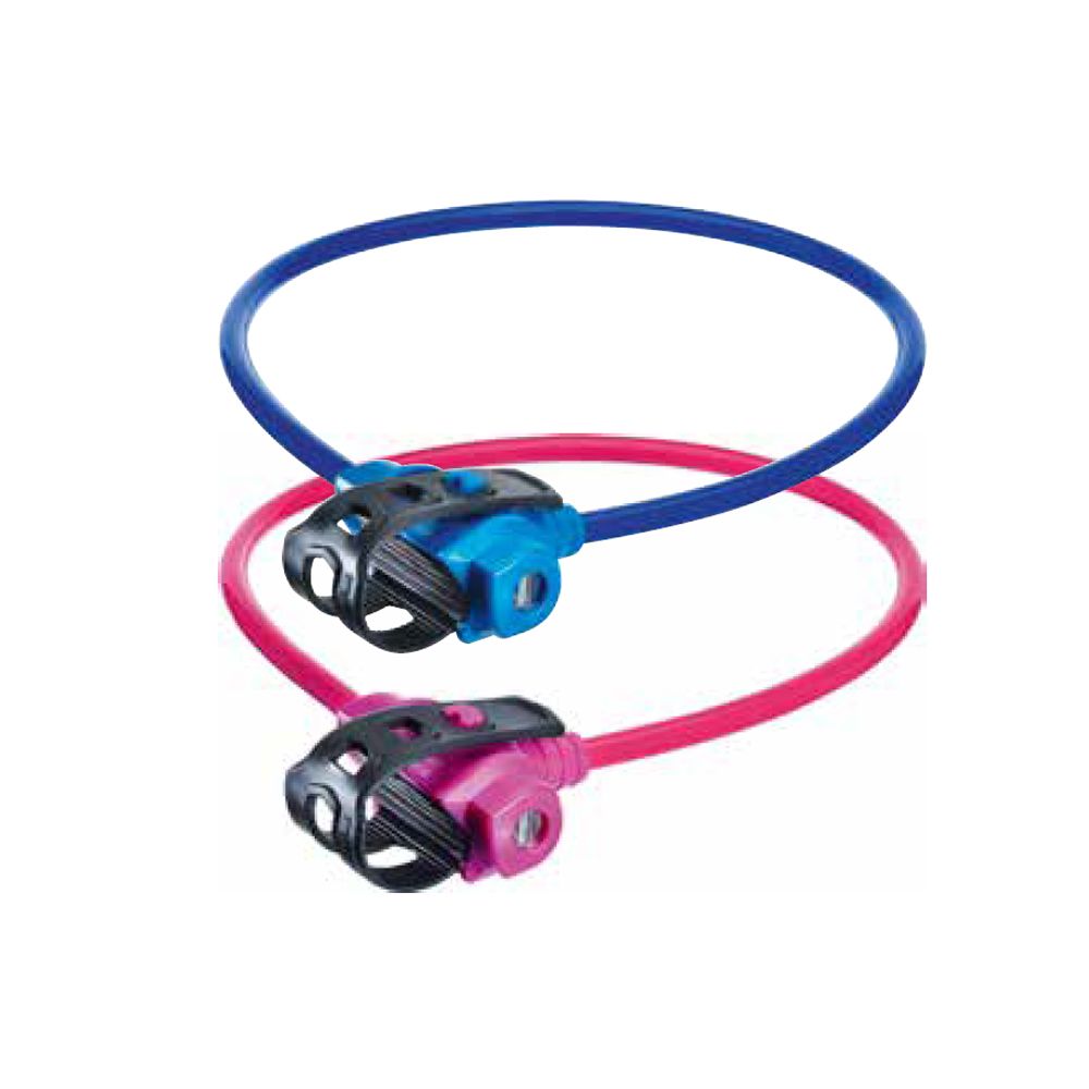 Lucchetto FIX-GO - BLU - lunghezza cavo 750 mm - diametro 10 mm