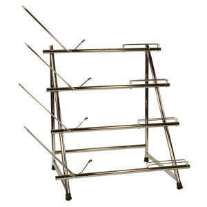 Espositore 136x130x93cm Ciclo Multiplo 4 Bici Silver