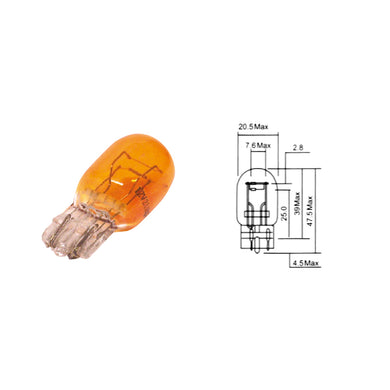 Lampada WY21 12V-5/21W / W3X16Q - Arancione