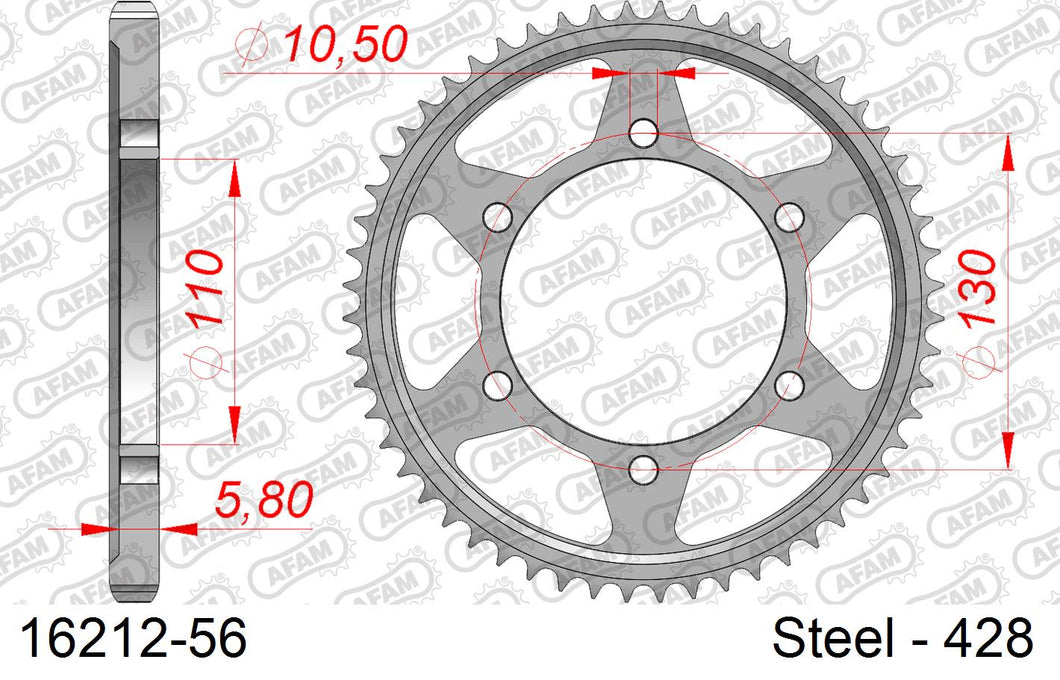 Corona AFAM 16212-56 In Acc  Passo 428