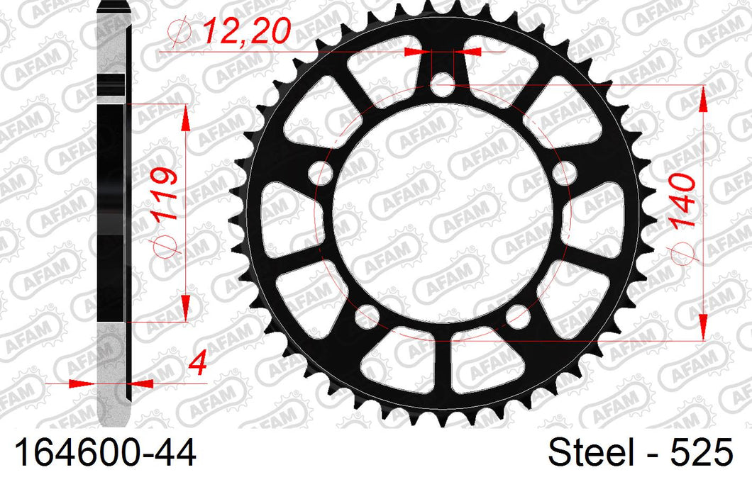 Corona AFAM 164600-44 In Acc  Passo 525