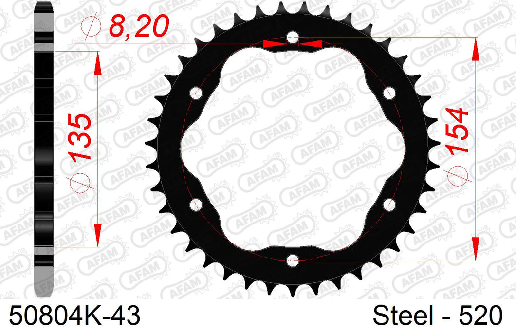 Corona AFAM 50804K-43 In Acc  Passo 520