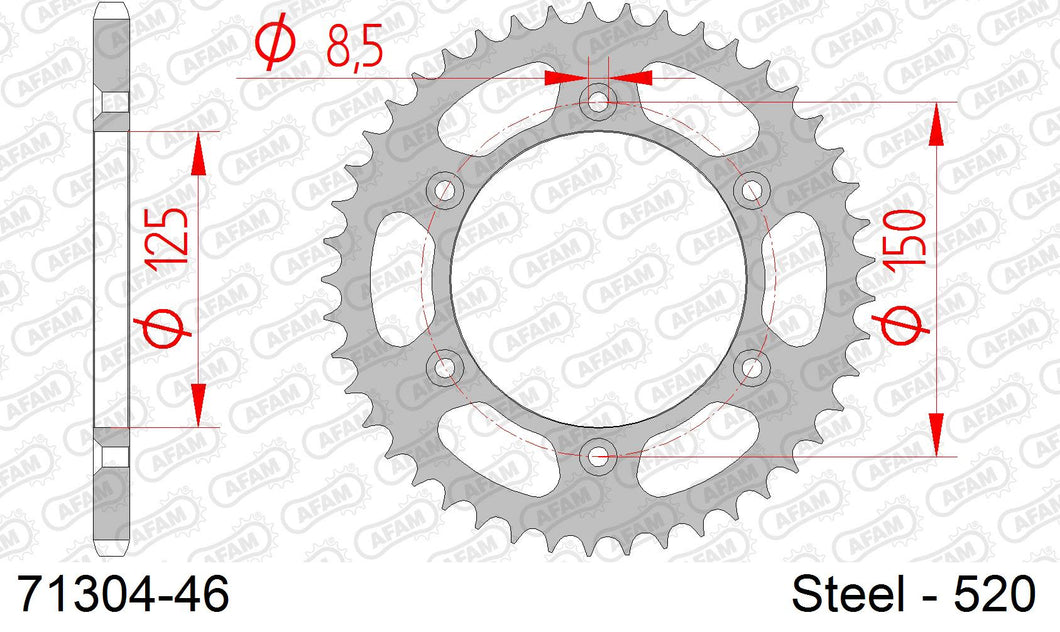 Corona AFAM 71304-46 In Acc  Passo 520