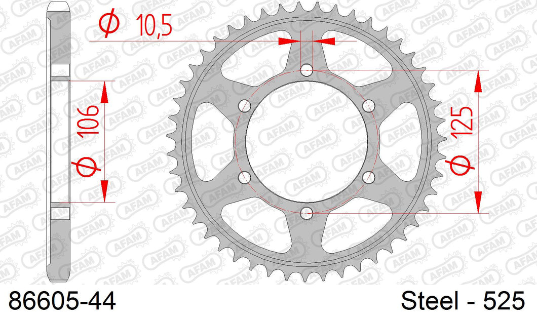 Corona AFAM 86605-44 In Acc  Passo 525