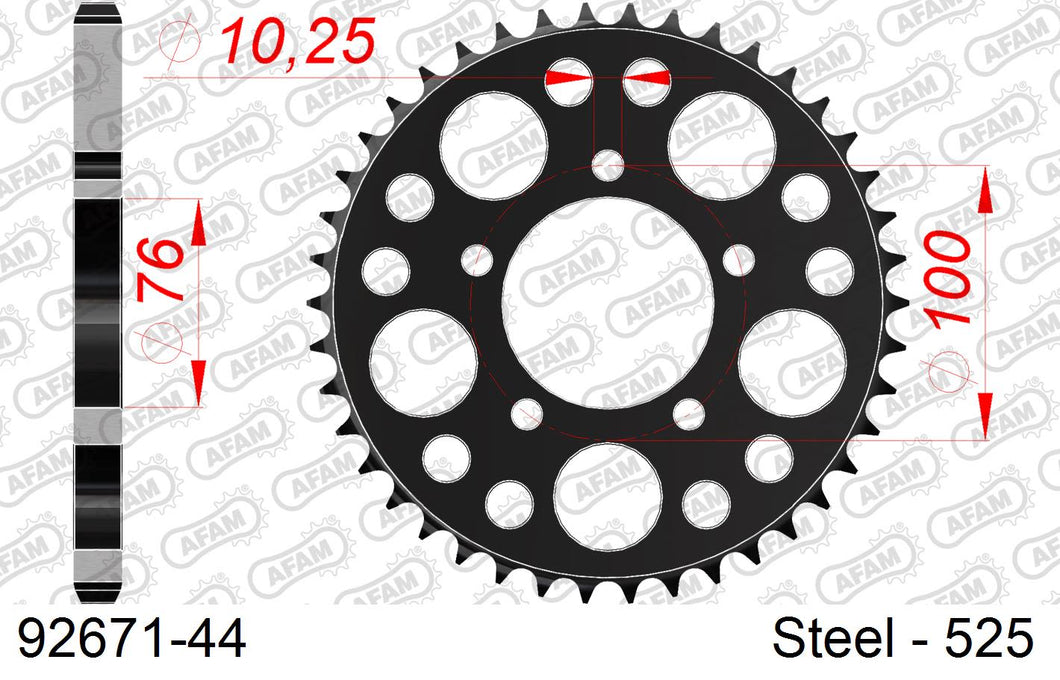 Corona AFAM 92671-44 In Acc  Passo 525