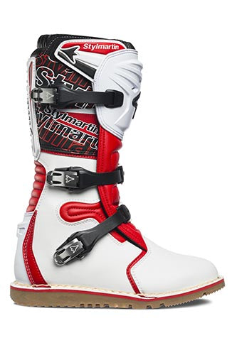 STYLMARTIN - Off road IMPACT PRO WHITE RED