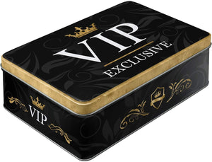 Gift idea if your cat is a VIP or for Special People, Box with Lid, Vintage Design, 2,5 l