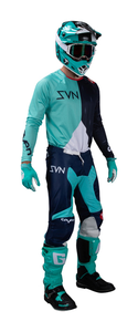 SEVEN ANNEX BORTZ PANT AQUA/NAVY