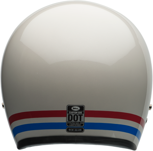 Bell Custom 500 DLX Stripes gloss pearl white